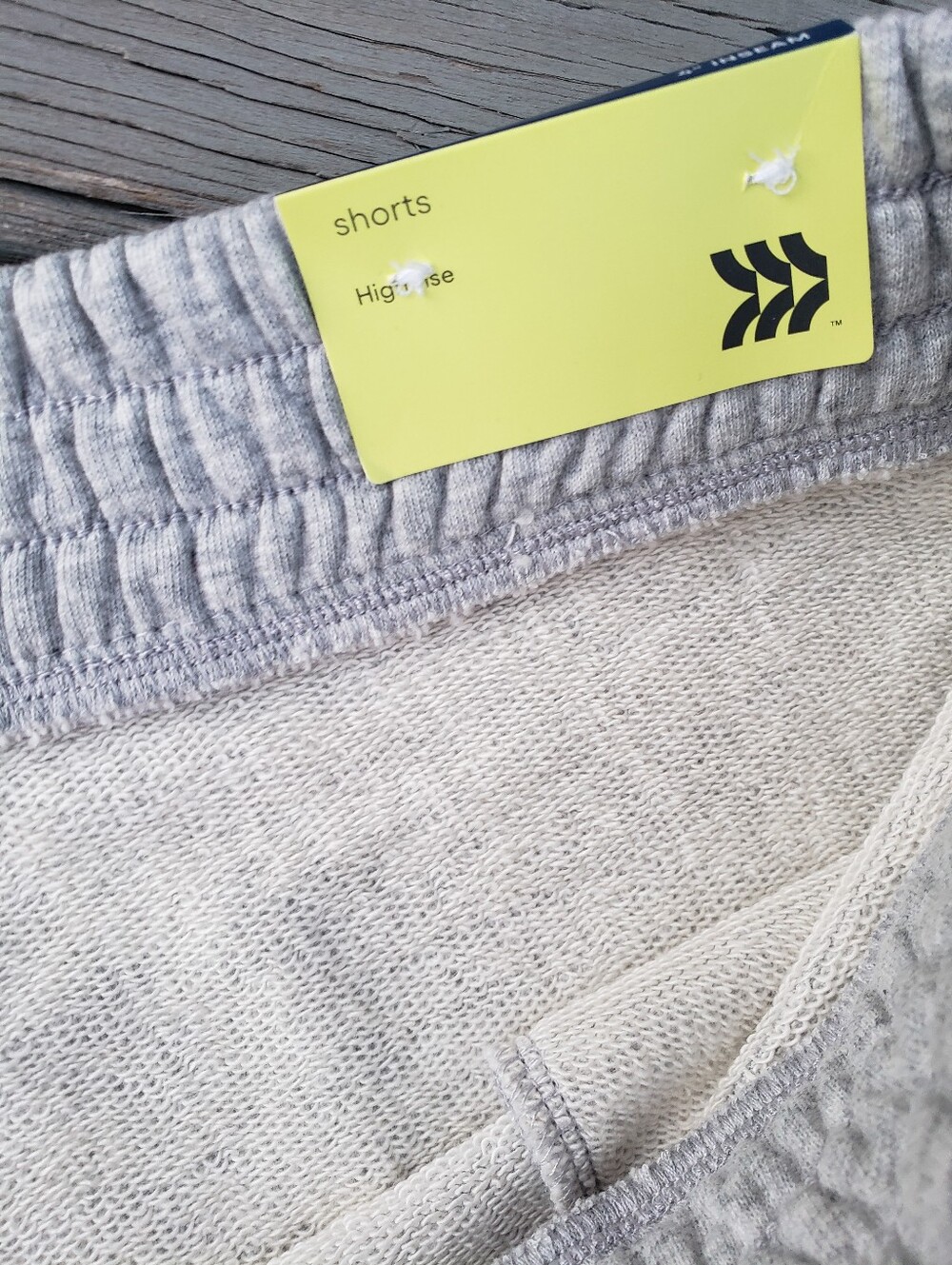 All In Motion Gray 4" Inseam High Rise Lounge Shorts - Large - Picture 6 of 11